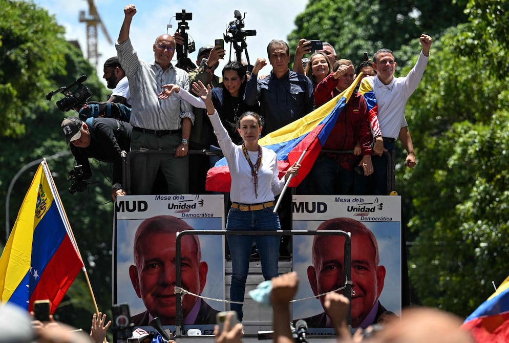 Al grito de ‘libertad’ se desarrollan las protestas en Venezuela, lideradas por María Corina Machado | Internacional | Noticias