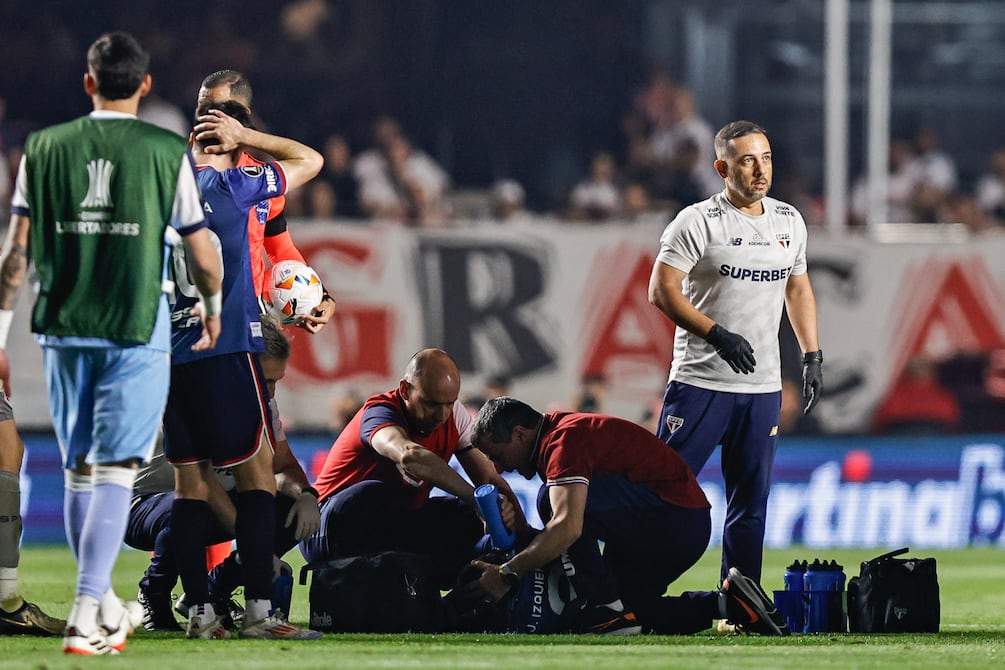 Juan Izquierdo, estable en hospital de Sao Paulo tras sufrir arritmia cardiaca en pleno duelo de Copa Libertadores | Fútbol | Deportes