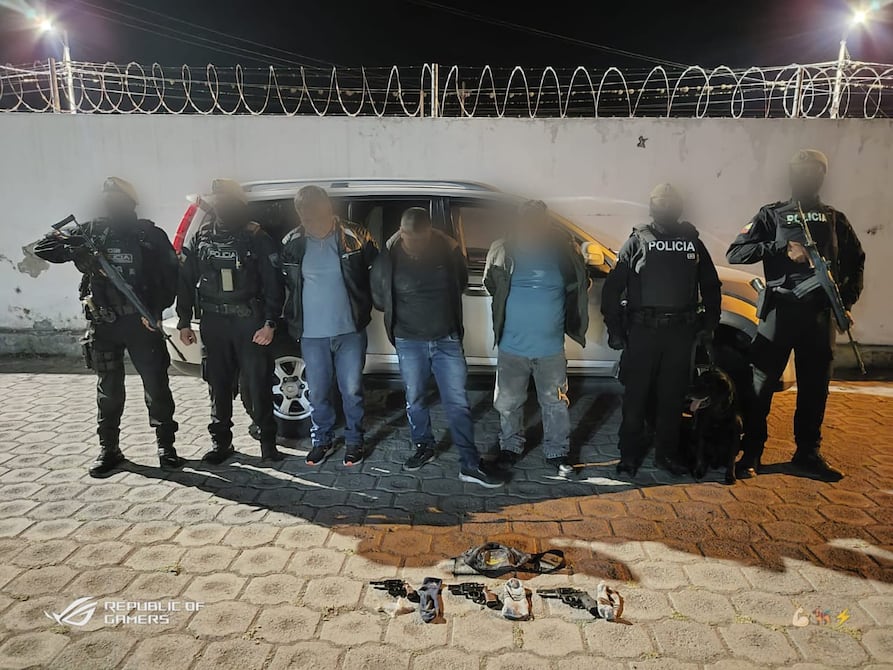 Tres hombres fueron detenidos por porte ilegal de armas en Imbabura | Seguridad | Noticias