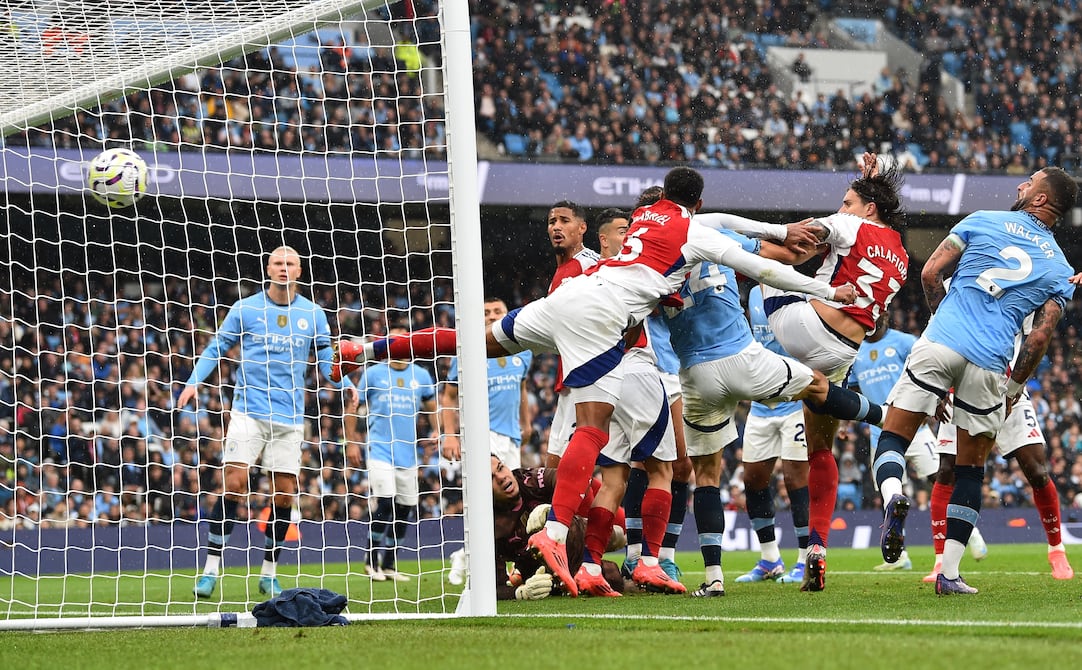 Apurado empate del Manchester City frente al Arsenal lo mantiene en el liderato de la Premier League | Fútbol | Deportes