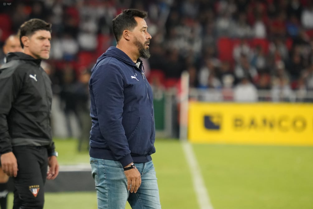 Pablo ‘Vitamina’ Sánchez, técnico de Liga de Quito, y el tenso momento ante la pregunta de presuntos problemas entre jugadores: ‘Son consultas graves las que hacen, vengan con pruebas’ | Campeonato Nacional | Deportes