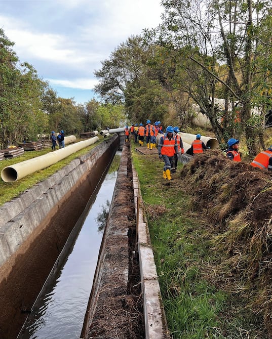 Termina reparación de daño en canal que abaste de agua al sur y centro de Quito, pero servicio tardará en restablecerse | Ecuador | Noticias