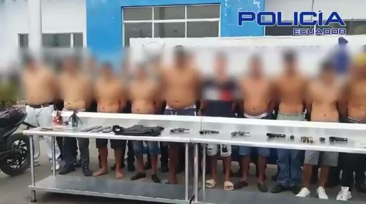 Once detenidos, armas, municiones y droga decomisada, el resultado de operación Tormenta en Durán | Seguridad | Noticias