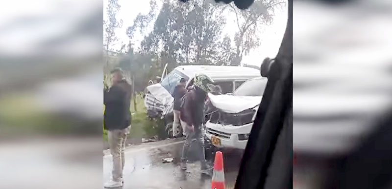 Reportaron 2 accidentes en la vía Pasto e Ipiales. Dejó 12 heridos