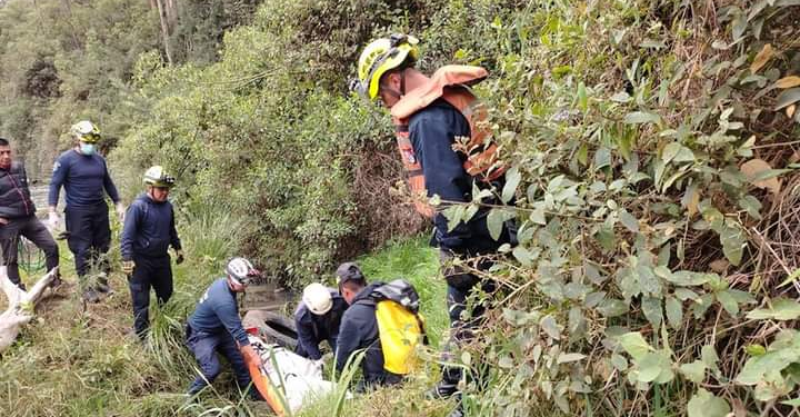 Bomberos rescataron un cadáver del río Guaitara en Ipiales