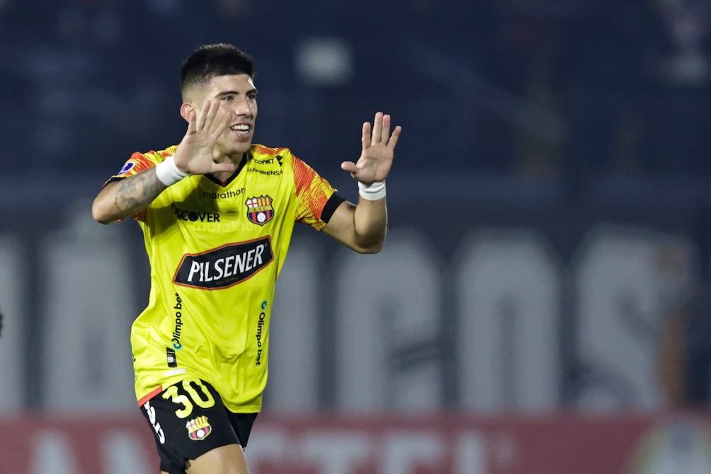 Braian Oyola, suspendido dos fechas tras expulsión en el duelo Barcelona SC vs. Aucas | Campeonato Nacional | Deportes