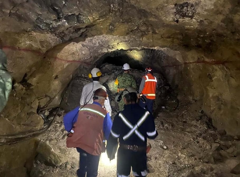 Cinco trabajadores quedaron atrapados tras derrumbe de mina en México | Internacional | Noticias