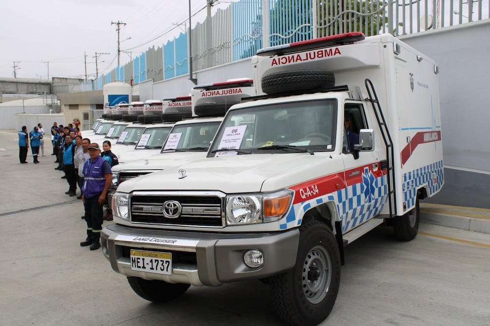 Entregan las últimas 15 nuevas ambulancias para fortalecer el servicio de atención prehospitalaria en Ecuador | Ecuador | Noticias