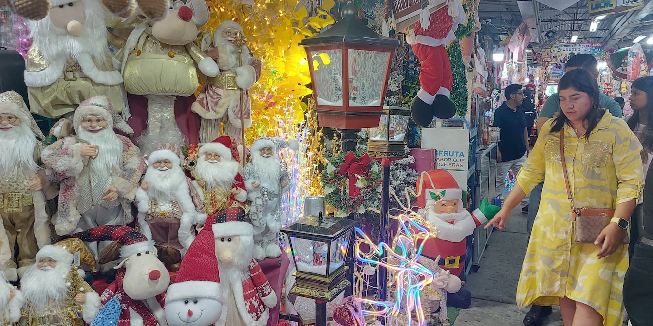 ‘Nadie quiere quedarse sin poner algo de Navidad en sus casas a pesar de apagones’: comercio navideño se activa en el mercado Cuatro Manzanas | Comunidad | Guayaquil