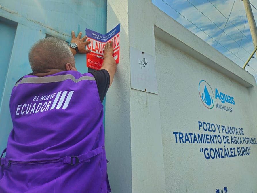 Clausuran Planta de Tratamiento de Agua Potable González Rubio, en Machala, por presencia de arsénico que excede niveles permitidos en el líquido | Ecuador | Noticias